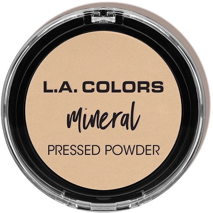 Mineralny puder prasowany - L.A. Colors Mineral Pressed Powder — Zdjęcie N1
