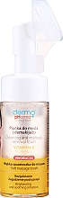 Kup Pianka do mycia i demakijażu twarzy ze szczoteczką - Dermo Pharma Vitamin C Brightening And Soothing Irritation Foam