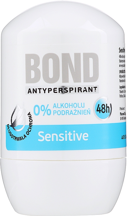 Antyperspirant w kulce Sensitive - Bond Expert Deodorant Antyperspirant Roll-On