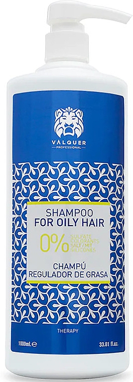 Szampon do włosów przetłuszczających się - Valquer Shampoo For Oily Hair — Zdjęcie N1