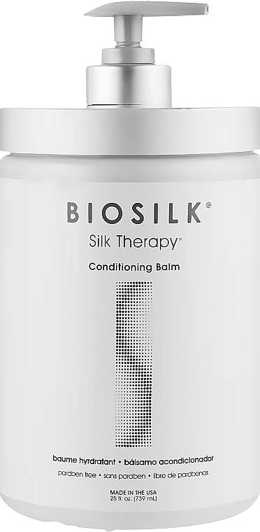 Odżywczy balsam do włosów po trwałej ondulacji - BioSilk Silk Therapy Conditioning Balm — Zdjęcie N2