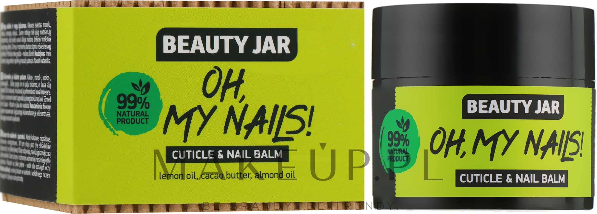 Balsam do paznokci i skórek - Beauty Jar Cuticle&Nail Balm — Zdjęcie 15 ml
