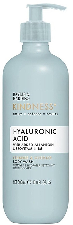 Żel pod prysznic - Baylis & Harding Kindness+ Hyaluronic Acid Cleanse + Hydrate Body Wash — Zdjęcie N1