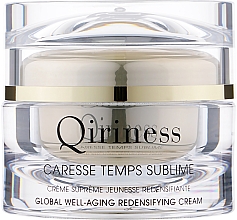 Kup Przeciwstarzeniowy, regenerujący krem ​​o złożonym działaniu, naturalna linia	 - Qiriness Caresse Temps Sublime Global Well-Aging Redensifying Cream