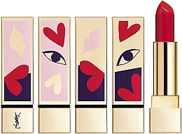 PRZECENA! Satynowa szminka do ust - Yves Saint Laurent Rouge Pur Couture Love Collector’s Edition * — Zdjęcie N2