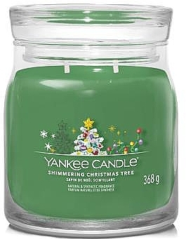 Świeca zapachowa w słoiczku Shimmering Christmas Tree, 2 knoty - Yankee Candle Singnature — Zdjęcie N2