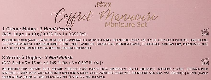 PRZECENA! Zestaw do manicure, 6 produktów - Jozz Manicure Set * — Zdjęcie N6