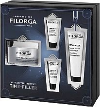 Zestaw - Filorga Time-Filler Anti-Wrinkle Giftbox (cr/50ml + eye/cont/4ml + ser/50ml + mask/30ml) — Zdjęcie N1