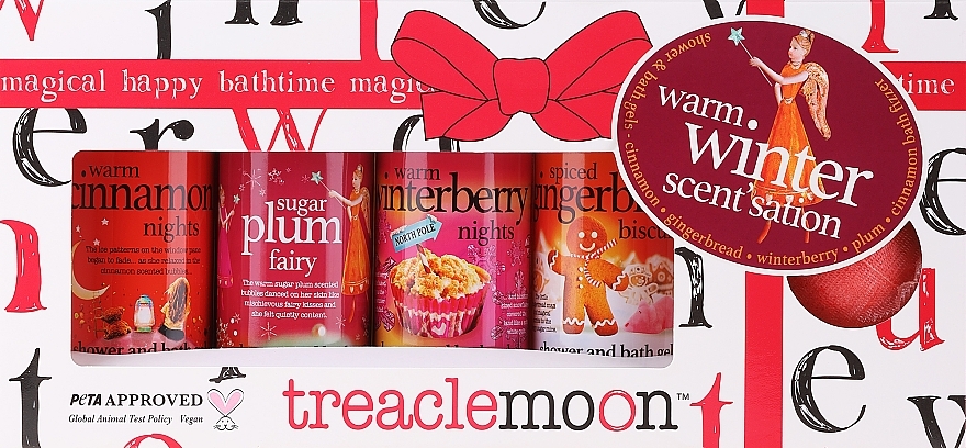 PRZECENA! Zestaw - Treaclemoon Warm. Winter Scent` Sation (sh/gel/4x100ml + bath/fiz/80g) * — Zdjęcie N2