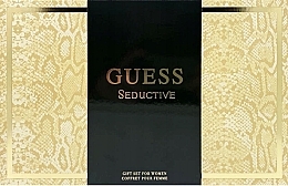 Guess Seductive - Zestaw (edt/75ml + edt/15ml + b/lot/100ml + cosmetic bag/1pc) — Zdjęcie N2
