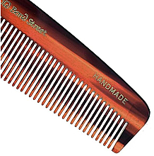 Męski grzebień kieszonkowy do włosów, 12,5 cm, brązowy, T014 - Taylor of Old Bond Street Hair Comb — Zdjęcie N2