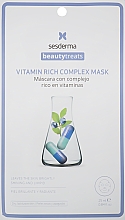 Maska w płachcie z kompleksem witamin - SesDerma Laboratories Beauty Treats Vitamin Rich Complex Mask — Zdjęcie N1