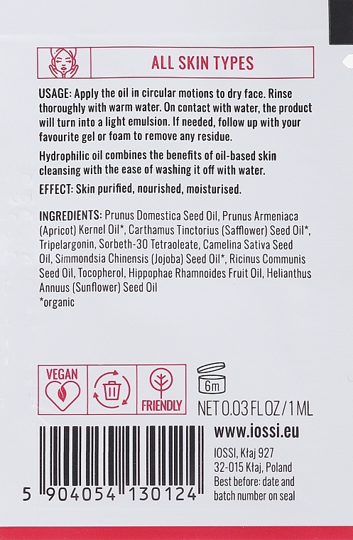 Wygładzający krem pod oczy - Iossi Elderberry Smoothing Eye Cream 3% Vitamin C, Rose, Wine (próbka) — Zdjęcie N2