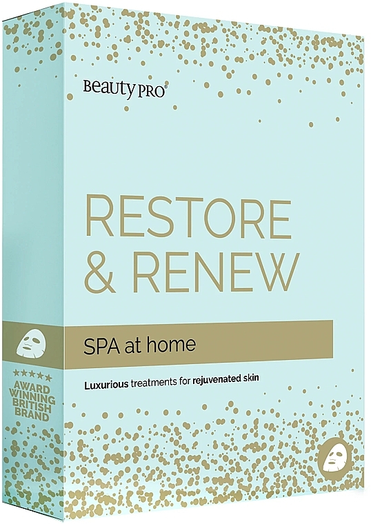 Zestaw, 5 produktów - BeautyPro SPA At Home Restore & Renew Set — Zdjęcie N1
