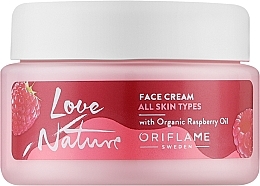 Krem do twarzy z organicznym olejem malinowym - Oriflame Love Nature Sweet Delights Face Cream — Zdjęcie N1