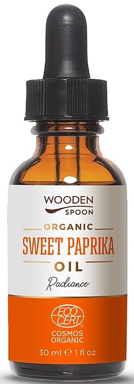 Olej z nasion papryki - Wooden Spoon Organic Sweet Paprika Oil — Zdjęcie N1