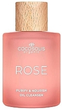 Oczyszczający i odżywczy olejek do twarzy - Cocosolis Rose Purify & Nourish Oil Cleanser — Zdjęcie N1