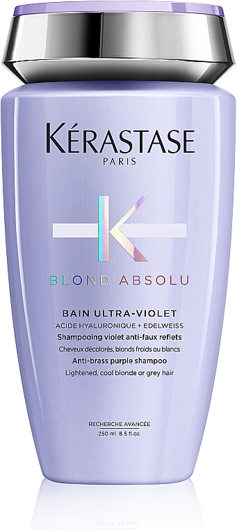 Kąpiel neutralizująca żółte refleksy do ultrafioletowego blondu - Kérastase Blond Absolu Bain Ultra Violet Shampoo — Zdjęcie N1