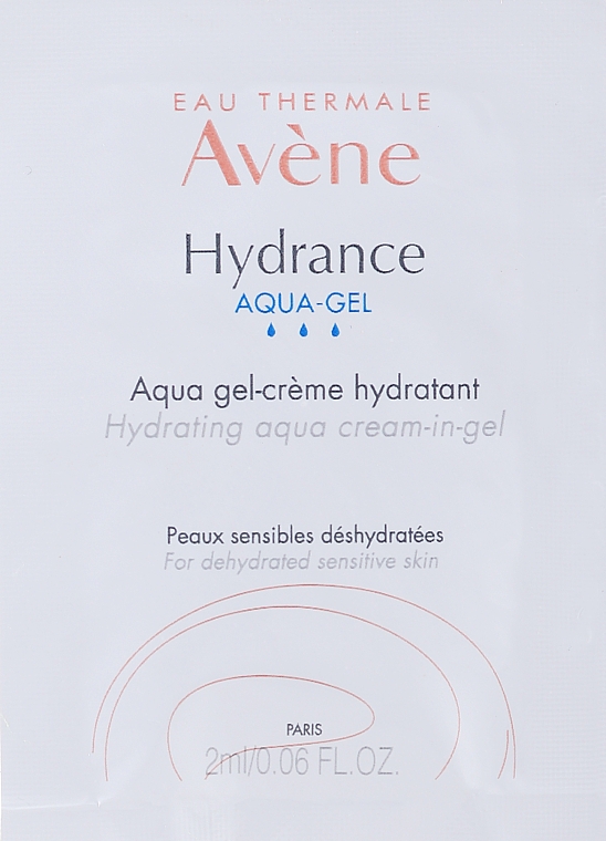 Gel-crème hydratant pour visage - Avene Hydrance Aqua Gel (próbka) — Zdjęcie N1