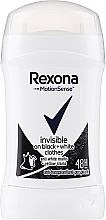 Kup Antyperspirant w sztyfcie - Rexona MotionSense Invisible Black+White Anti-Perspirant