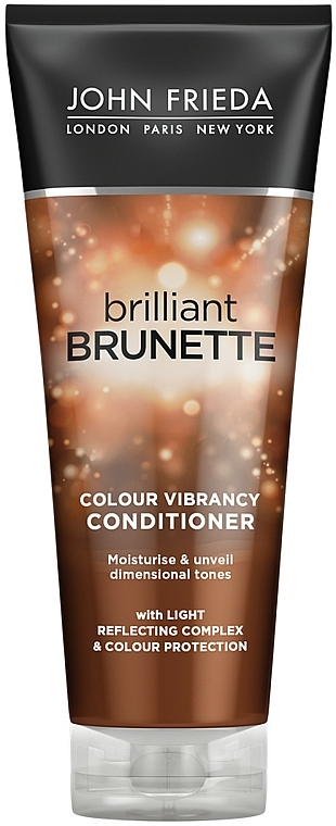 Nawilżająca odżywka ochronna do włosów brązowych - John Frieda Brilliant Brunette Colour Protecting Moisturising Conditioner — фото N1