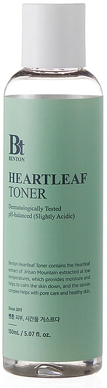 Tonik do twarzy - Benton Heartleaf Toner — Zdjęcie N1