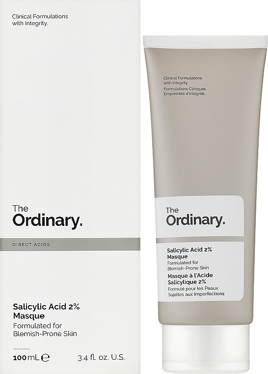 Maseczka do twarzy z kwasem salicylowym 2% - The Ordinary Salicylic Acid 2% Masque — Zdjęcie N3