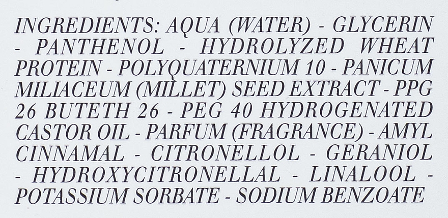 Płyn odbudowujący strukturę włosów Proso i zarodki pszenicy - L'Erbolario Ristrutturante Fluido al Miglio e al Germe di Grano — Zdjęcie N3