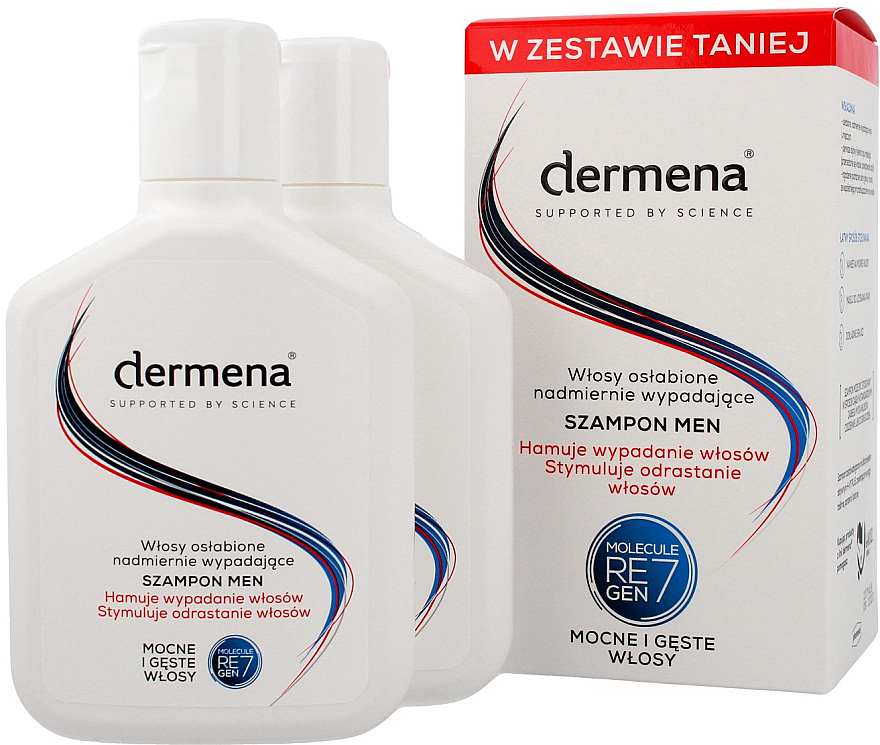 Zestaw - Dermena Hair Care Shampoo (sham/2x200ml)	 — Zdjęcie N1
