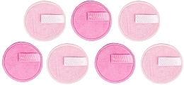 Silikonowe gąbki do mycia twarzy - Brushworks Reusable Microfibre Cleansing Pads — Zdjęcie N2