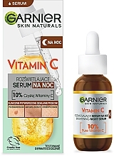 PRZECENA! Serum do twarzy na noc z witaminą C - Garnier Skin Naturals Vitamin C Serum * — Zdjęcie N4