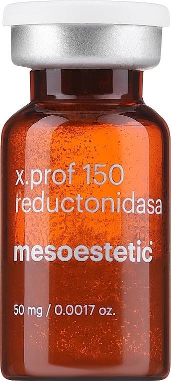 Produkt do mezoterapii Reductonidase, 50 mg - Mesoestetic X. prof 150 Reductonidasa — Zdjęcie N2