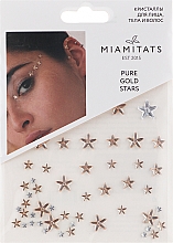 Kup Kryształki na twarz - Miami Tattoos Pure Gold Stars