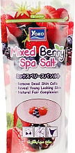 Peeling do ciała z ekstraktem z truskawek i morwy - Yoko Mixed Berry Spa Salt — Zdjęcie N3