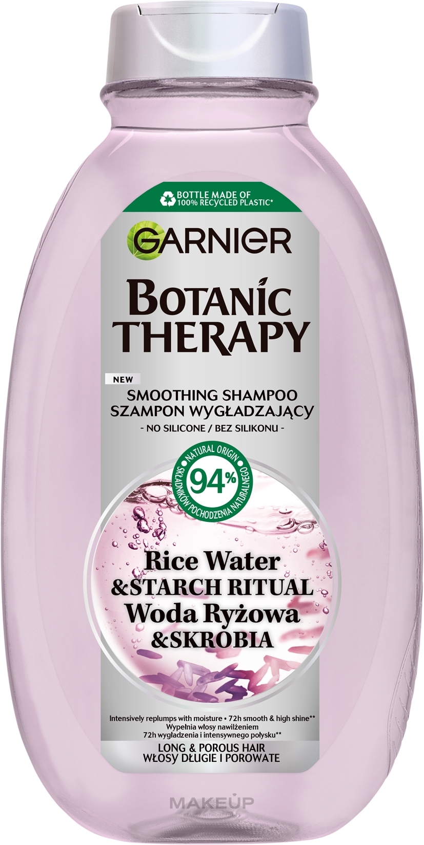 Szampon do włosów długich i porowatych - Garnier Botanic Therapy Rice Water — Zdjęcie 400 ml