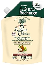 Kup Odżywczy szampon do włosów suchych i zniszczonych - Le Petit Olivier Eco-Refill Cream Shampoo Nutrition Olive, Shea, Argan Oils