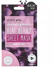 Kup Maseczka z jagód acai - Oh K! Superfood Sheet Mask Acai Berry