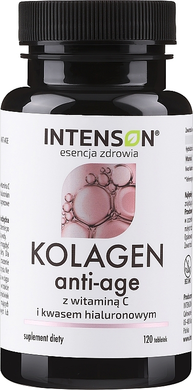 Kolagen morski + hialuron + wit. C - Intenson Anti-Age — Zdjęcie N1