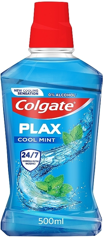 Płyn do płukania jamy ustnej - Colgate Plax Cool Mint — Zdjęcie N4