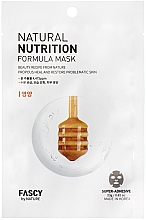 Odżywcza maska w płachcie - Fascy Natural Nutrition Formula Mask — Zdjęcie N1
