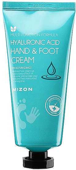 Nawilżający krem do rąk i stóp z kwasem hialuronowym - Mizon Hand and Foot Cream Hyaluronic Acid — Zdjęcie N1