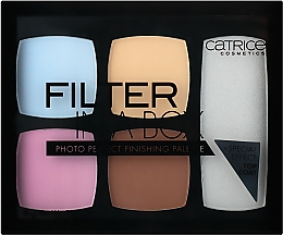 Paleta korektorów do twarzy - Catrice Filter In A Box Photo Perfect Finishing Palette — Zdjęcie N1