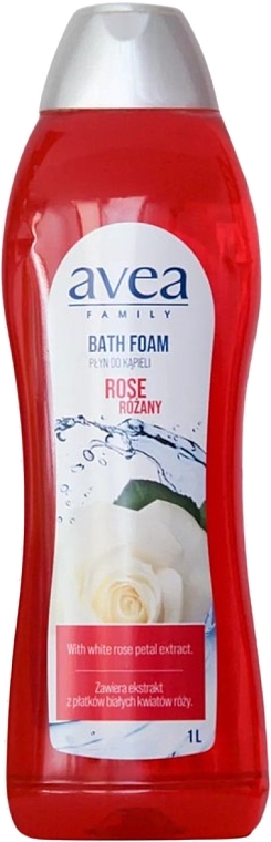 Pianka do kąpieli Róża - Avea Bath Foam Rose  — Zdjęcie N1