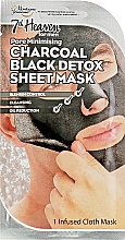 Kup Maska detoksykująca - 7th Heaven Men's Charcoal Black Detox Sheet Mask