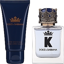 Dolce & Gabbana K by Dolce & Gabbana - Zestaw (edt/50ml + a/sh/balm/50ml) — Zdjęcie N2
