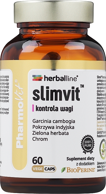 Suplement diety Kontrola wagi, 60 szt. - Pharmovit Herballine — Zdjęcie N1