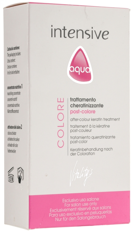 Stabilizator koloru z keratyną - Vitality's Aqua After-colour Keratin Treatment — Zdjęcie N6