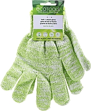 Kup Złuszczające rękawice do kąpieli, zielone - EcoTools Recycled Bath & Shower Gloves Guantes