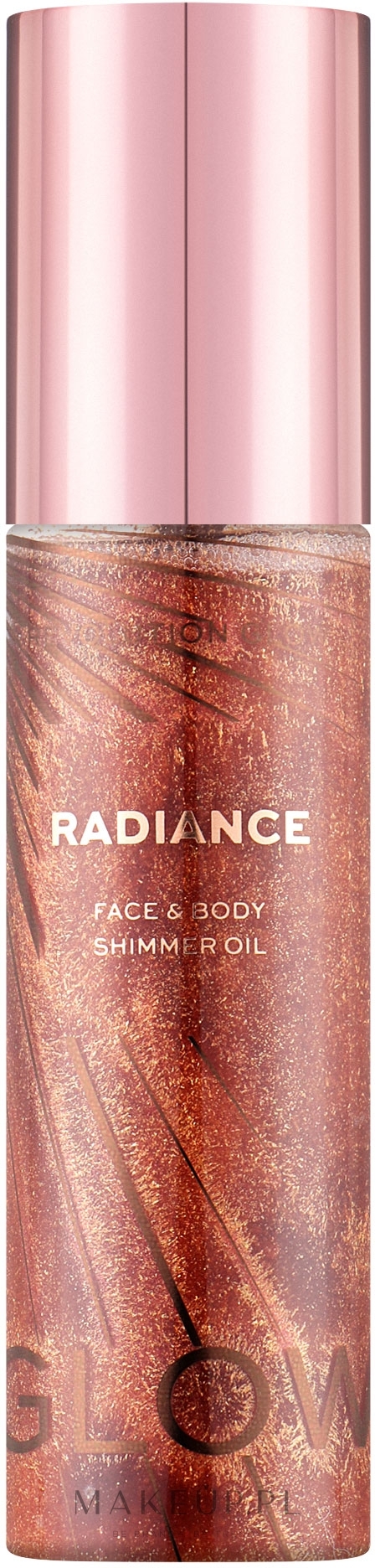 Rozświetlający olejek do twarzy i ciała - Makeup Revolution Radiance Face & Body Shimmer Oil — Zdjęcie Bronze