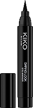 Eyeliner w pisaku - Kiko Milano Deep Black Eye Marker  — Zdjęcie N1